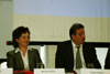 Conferinta de presa, Brasov, 3 iunie 2008 - Mariana Vizoli (Ministerul Economiei si Finantelor), Eugen Ciorici (Agentia Nationala de Administrare Fiscala)