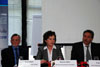 Conferinta de presa, Brasov, 3 iunie 2008 - Serge Mary (PricewaterhouseCoopers Belgia), Mariana Vizoli (Ministerul Economiei si Finantelor), Eugen Ciorici (Agentia Nationala de Administrare Fiscala)